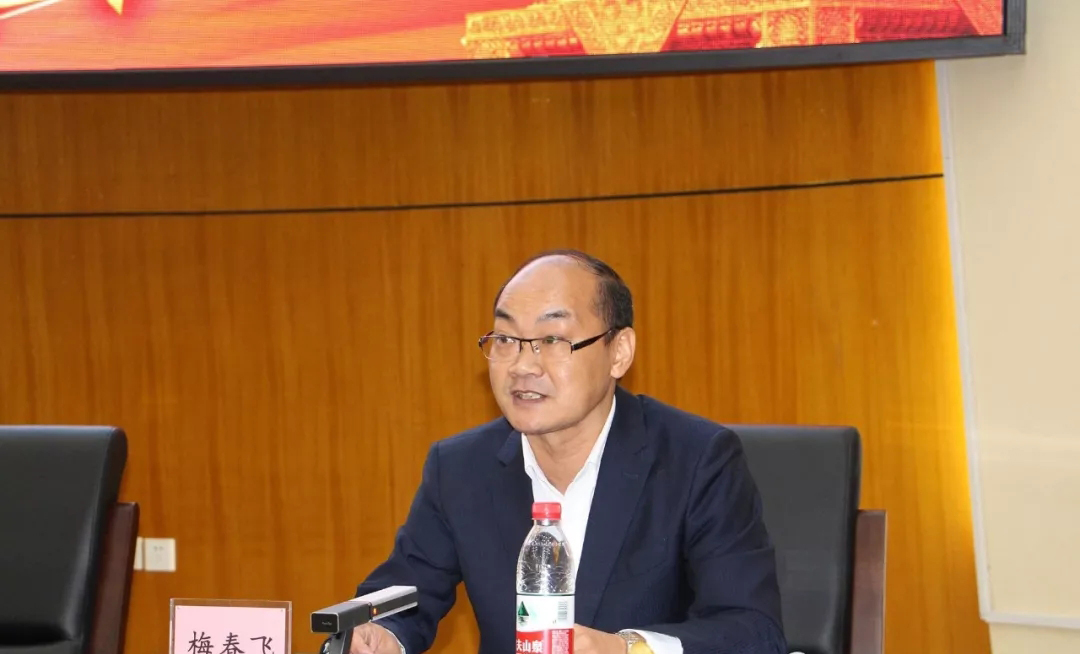 梅春飞书记作学术报告